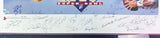 28 Super Bowl MVP's Multi-Signed Framed Print including Bart Starr, Joe Montana,
