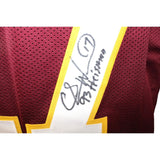 Charlie Ward Autographed/Signed College Style Red Jersey Beckett 44398