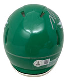 Michael Vick Signed Philadelphia Eagles Kelly Green Mini Speed Helmet BAS ITP