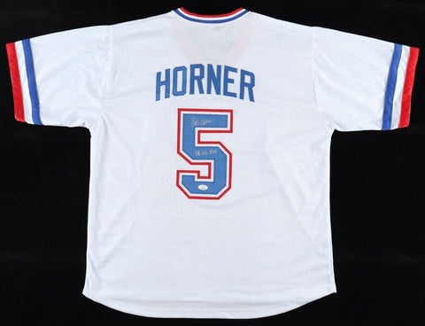 Bob Horner Signed Atlanta Braves Jersey (JSA COA) 1978 NL Rookie of the Year/ 3B