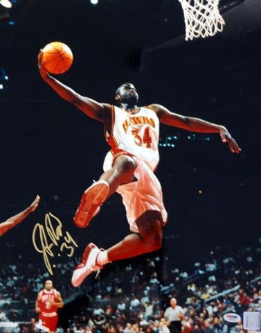 J.R. Rider Autographed Signed 16x20 Photo Atlanta Hawks PSA/DNA #S76691
