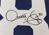 Rahib "Rocket" Ismail Signed Dallas Cowboy Throwback Jersey (Beckett) Notre Dame