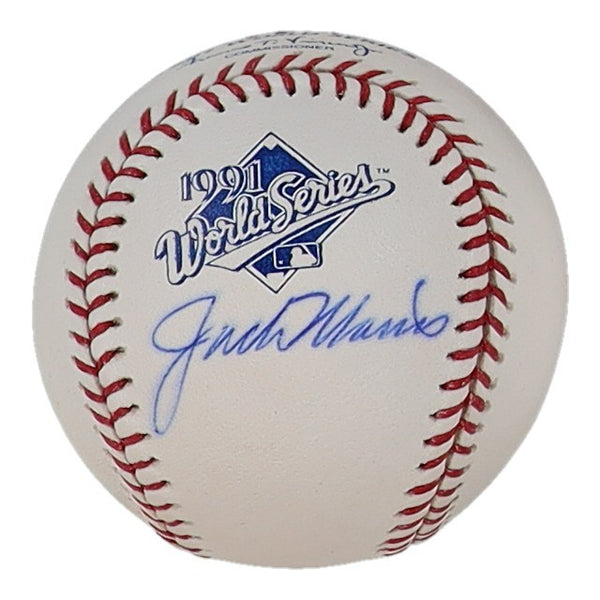 Jack Morris Signed Minnesota Twins 1991 World Series Logo Baseball (Schwartz)