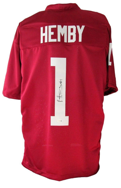 Roman Hemby Indiana Hoosiers Signed/Auto Custom Football Jersey JSA 208841