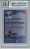 Tony Dorsett Roger Staubach Signed 1999 Topps F1 10 auto Card Slab Beckett 57091