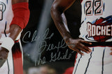 Hakeem Olajuwon & Clyde Drexler Rockets Autographed 16x20 Photo Fanatics COA