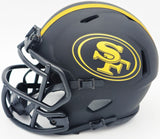 NICK BOSA AUTOGRAPHED 49ERS ECLIPSE BLACK MINI HELMET BECKETT WITNESS 230696