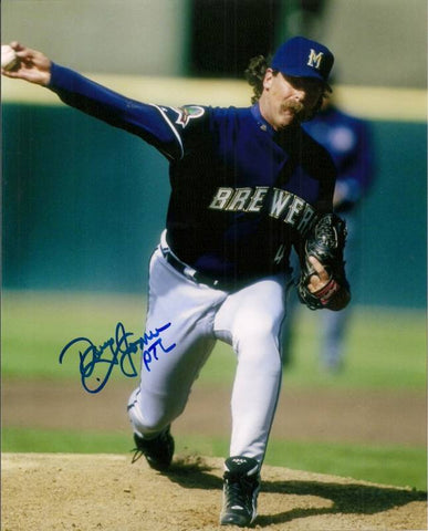 1982 1996-98 Milw Brewers DOUG JONES Signed 8x10 Photo #1 AUTO