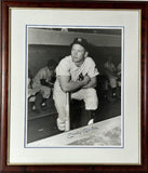Mickey Mantle Autographed 16x20 Photo Framed (Pre-owned; As-is) JSA LOA