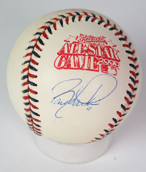 Barry Larkin Autographed Official 2000 MLB All-Star Baseball JSA COA