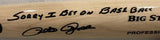 Pete Rose Signed Rawlings Big Stick Bat Insc "Sorry I Bet on Baseball" (JSA COA)