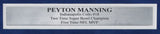 Peyton Manning HOF Colts Signed/Autographed Photo Collage Framed 198158