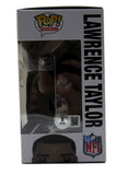 Lawrence Taylor HOF Signed/Insc Funko Pop #79 NY Giants Beckett Witness 200093