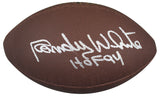Cowboys Randy White "HOF 94" Signed Wilson Super Grip Nfl Football BAS Witnessed