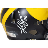 Luke Schoonmaker Signed Michigan Wolverines Mini Helmet Beckett 43118