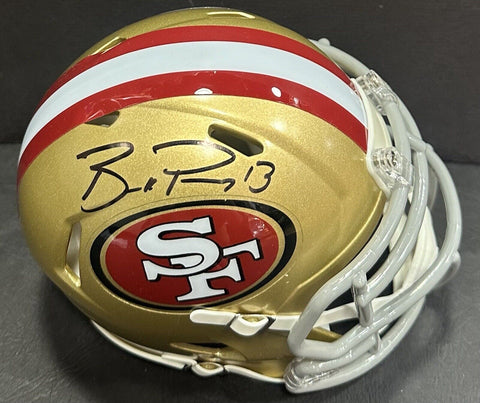 Brock Purdy Signed Riddell Speed Mini Helmet 49ers Autograph Fanatics COA