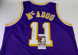 Bob McAdoo Signed Los Angeles Lakers Jersey (JSA COA) NBA HOF 2000 / 2xChampion