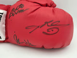 Boxing Greats Autographed Glove Leonard Hearns Duran Beckett PSA/DNA 5A17055