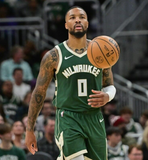 Damian Lillard Signed Milwaukee Bucks Nike Jersey (PSA) 7xNBA AllStar Guard