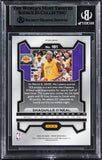 Lakers Shaquille O'Neal Signed 2023 Panini Prizm Pink Ice #181 Card BAS Slabbed