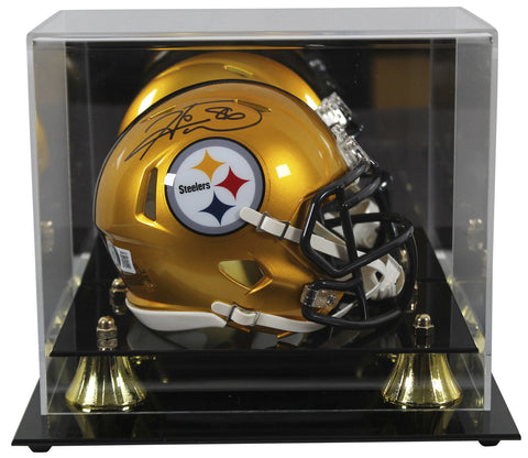 Steelers Hines Ward Authentic Signed Flash Speed Mini Helmet W/ Case BAS Witness