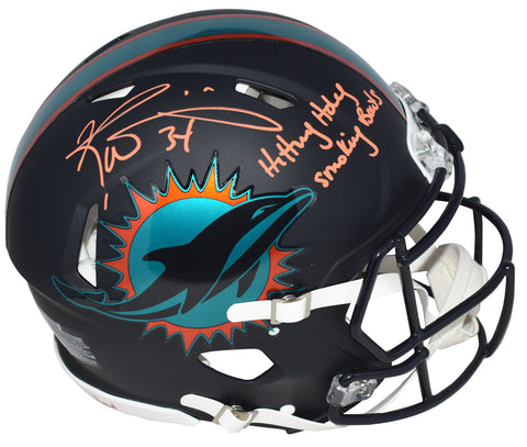 RICKY WILLIAMS SIGNED DOLPHINS 2025 RIVALRIES AUTHENTIC HELMET W/ SMOKING BOWLS