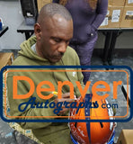 Three Amigos Autographed/Signed Denver Broncos F/S Blaze Helmet JSA 34408