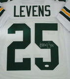 Packers SB Champ DORSEY LEVENS Signed Custom Replica White Jersey AUTO - JSA