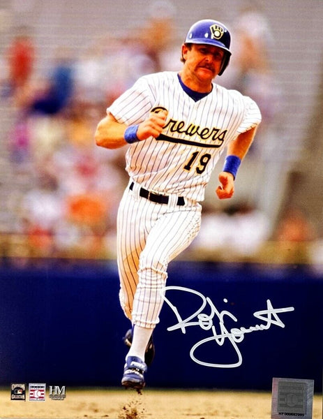 Brewers ROBIN YOUNT Signed 8x10 AUTO Photo #2 AUTO ~ HOF '99 ~ MVP '82 & '89