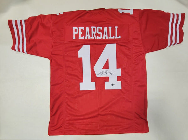 RICKY PEARSALL SIGNED AUTOGRAPHED PRO STYLE CUSTOM XL JERSEY BECKETT QR