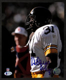 Donnie Shell HOF Signed/Autographed 8x10 Photo Steelers BAS 213774