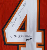 Buccaneers Dexter Jackson Autographed Red Jersey S.B. XXXVII MVP Beckett BN14840
