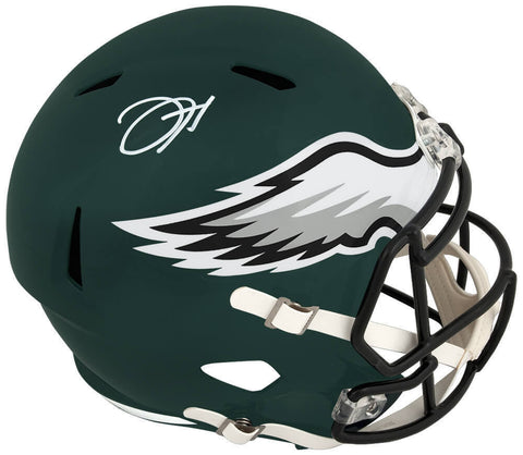 Jalen Hurts Signed Eagles Riddell Full Size Speed Replica Helmet (BECKETT COA)