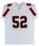 Ray Lewis Signed Miami Hurricanes Jersey (Beckett) Ravens 13xPro Bowl Linebacker