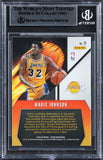 Lakers Magic Johnson Signed 2019 Panini Prizm Fearless #11 Card BAS Slabbed