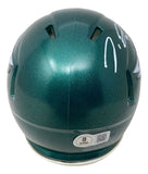 Jordan Davis Signed Philadelphia Eagles Mini Speed Helmet BAS