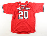 Ian Desmond Signed Washington Nationals Jersey (JSA COA) 2019 World Series O.F