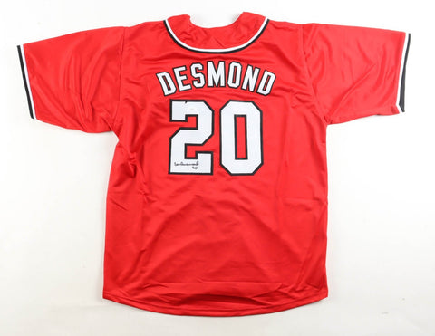 Ian Desmond Signed Washington Nationals Jersey (JSA COA) 2019 World Series O.F