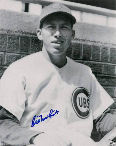 Chicago Cubs CAL McLISH (d) Signed 8x10 Photo #1 AUTO - 1941 and 1951