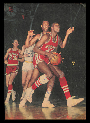 Elvin Hayes Autographed Signed 7x11 Magazine Photo Houston Cougars SKU #237951