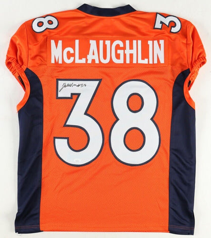Jaleel McLaughlin Signed Denver Broncos Jersey (JSA COA) Ex-Notre Dame R.B.