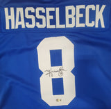MATT HASSELBECK SIGNED AUTOGRAPHED PRO STYLE CUSTOM XL JERSEY BECKETT QR