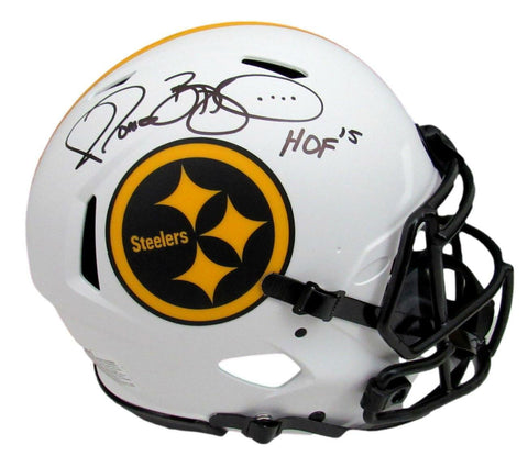 Jerome Bettis HOF Signed Steelers Full Size Lunar Authentic Helmet JSA 164413