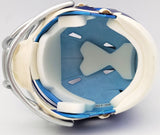 HERSCHEL WALKER AUTOGRAPHED COWBOYS FLASH BLUE SPEED MINI HELMET BECKETT 202148