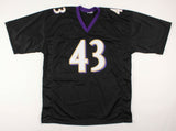 Justice Hill Signed Baltimore Ravens Jersey (Beckett COA) 2019 Draft Pick R.B.