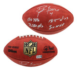 Brett Favre Signed Green Bay Packers Wilson Authentic NFL Football with Insc