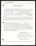 Fritz Crisler HOF Michigan Head Coach Signed/Auto Contract PSA BA199028