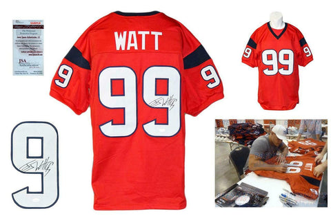 JJ Watt Autographed SIGNED Jersey - Red - JSA Authentic