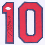 Nolan Jones Signed Indians Jersey (JSA Holo)Cleveland's #1 Minor League Prospect