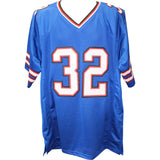 OJ Simpson Autographed/Signed Pro Style size XL Blue Jersey JSA 50302